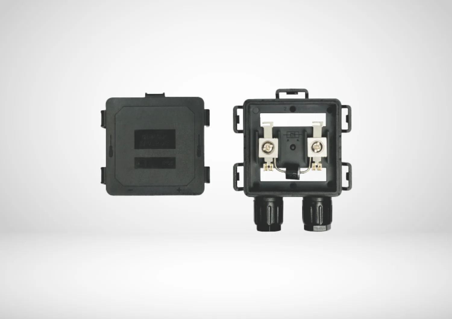 2-Rail Junction Box With Diode